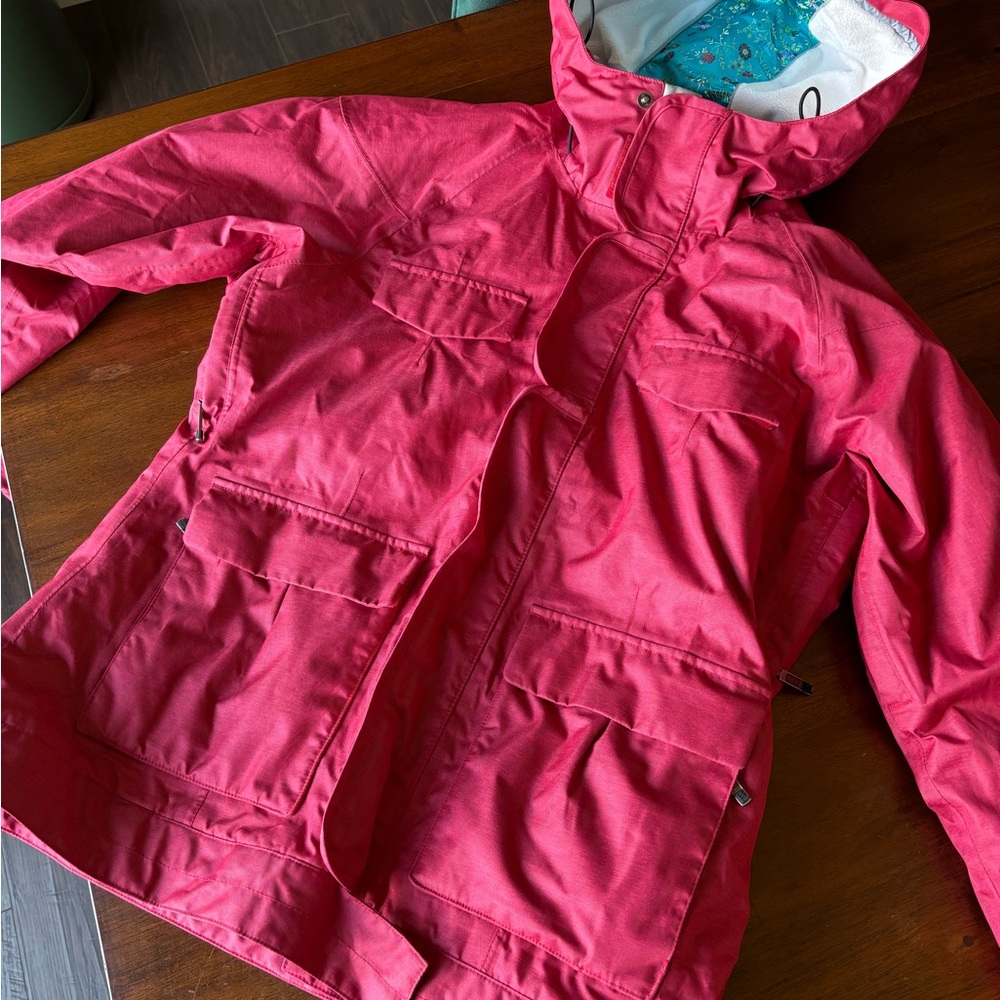 Bonfire Snowboarding Company Safari Ski Jacket in Red - women's medium